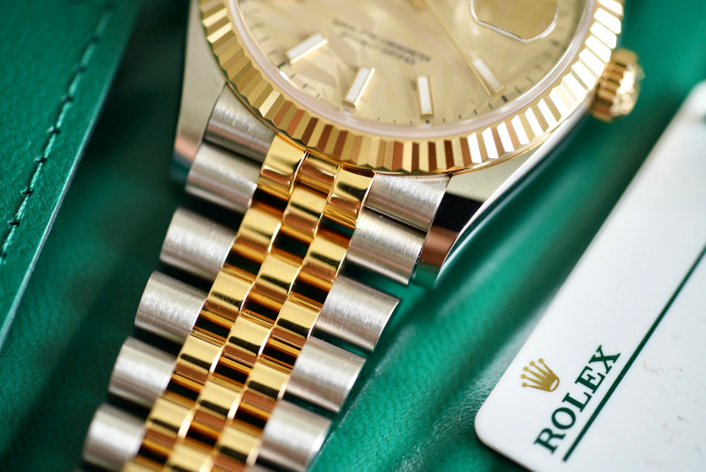 (126223) 2021 Rolex Datejust 36mm ‘Palm’ Dial