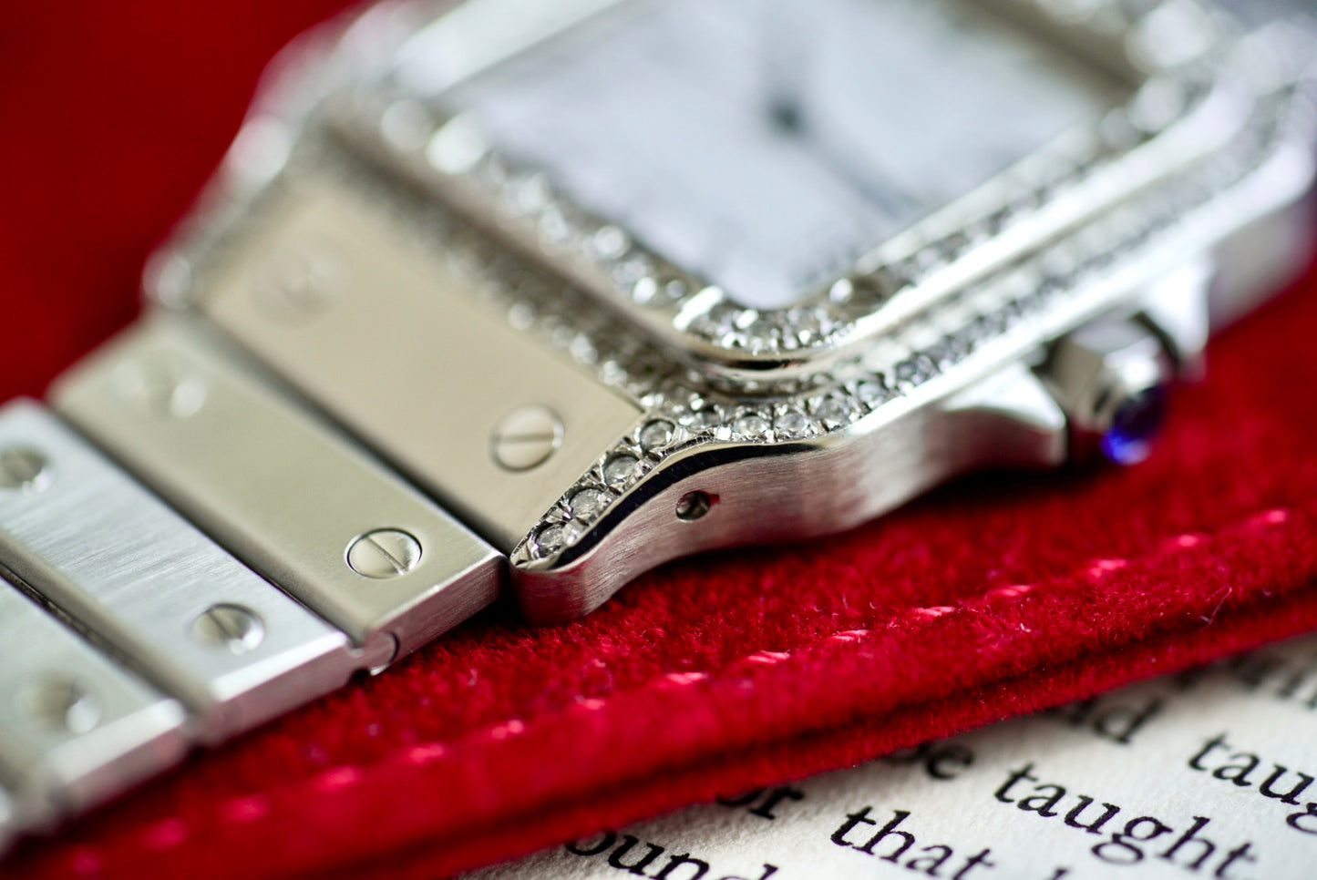 (2960) Cartier Santos Carrée White Dial Large
