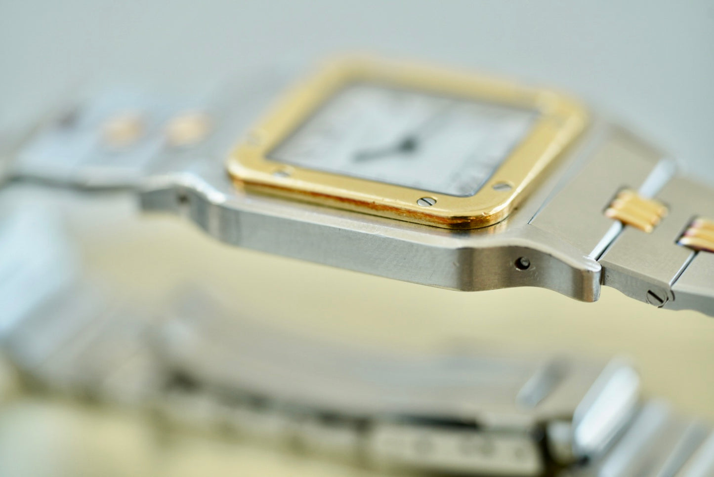 (2961) Cartier Santos Carrée “Godron”