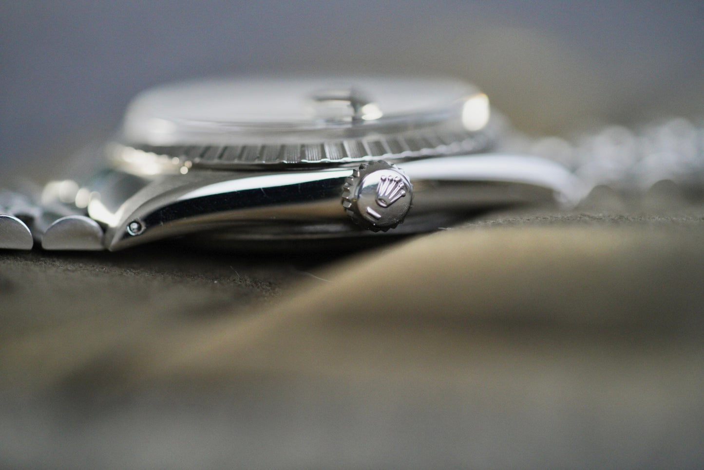 (16030) 1980 Rolex Datejust Grey Tapestry Dial 36mm