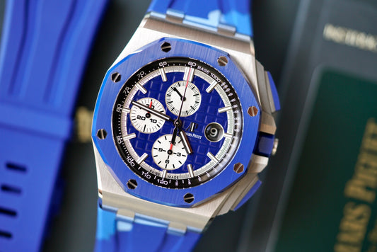 (26400SO.OO.A335CA.01) Audemars Piguet Royal Oak Offshore Chronograph Blue Camo 44mm Limited Edition