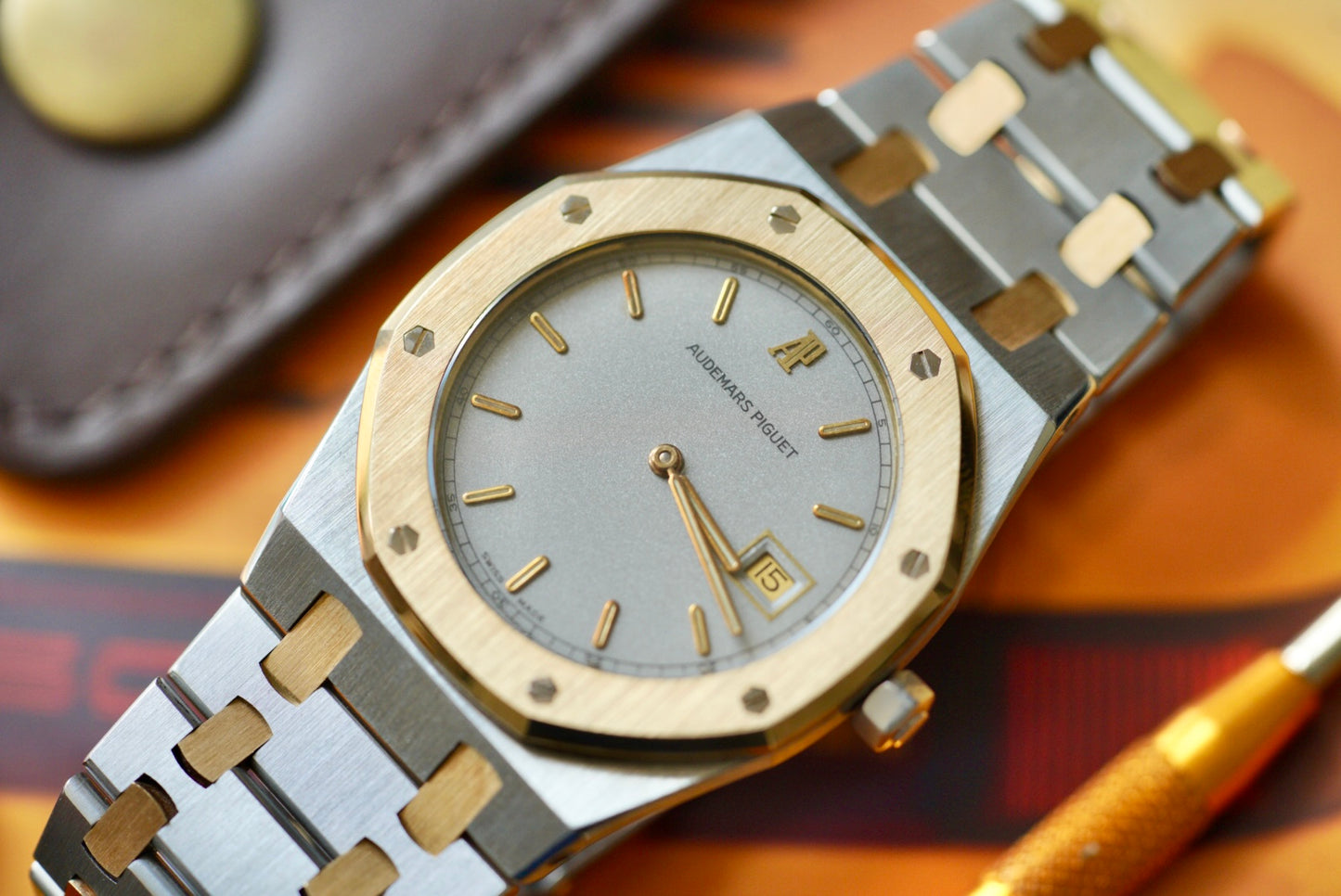 (56175SA) Audemars Piguet Royal Oak 33mm Quartz Smooth Grey Dial