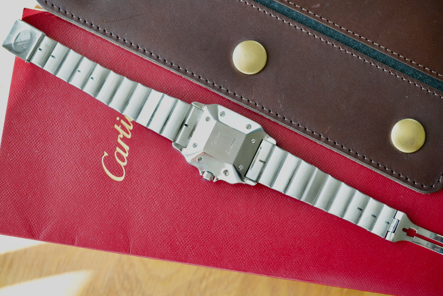 (2960) Cartier Santos Carrée White Spider Dial