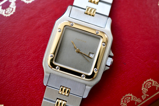 (2961) Cartier Santos Carrée Ghost Godron Bracelet 29x41mm