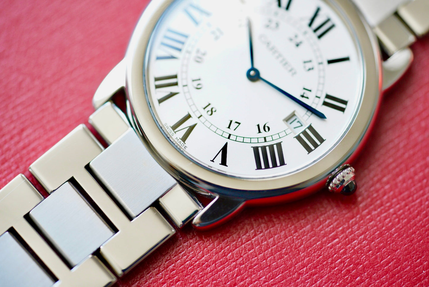 (3603) Cartier Ronde Solo 36mm Stainless Steel Quartz