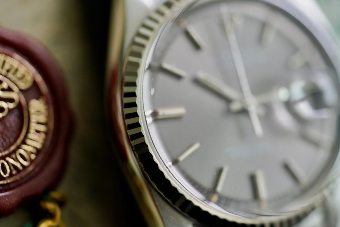 (1601) 1970 Rolex Datejust 36mm Grey Dial