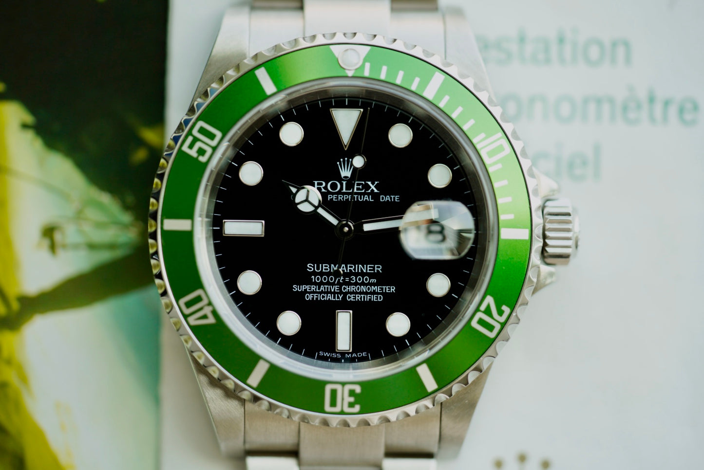 (16610LV) 2006 Rolex Submariner ‘Kermit’ 40mm