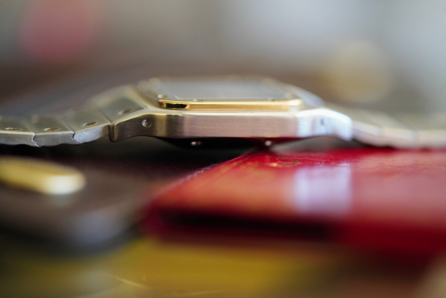 (2961) Cartier Santos Carrée Ghost Dial 29x41mm