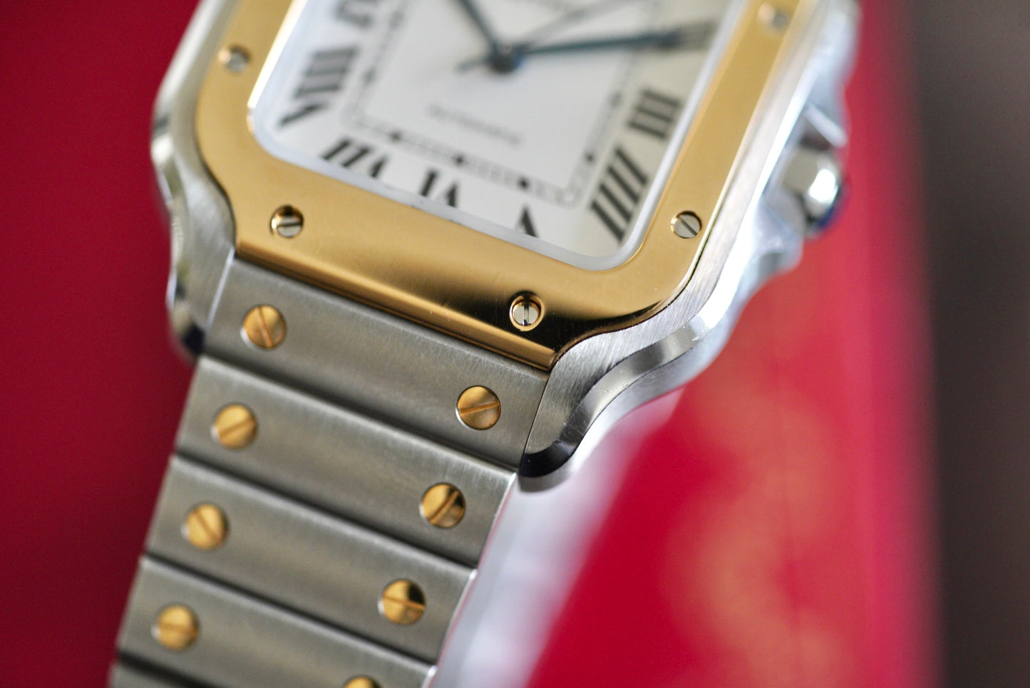 (W2SA0016) 2022 Cartier Santos Medium Two-Tone