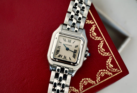 (W25033P5 / 1320) 2003 Cartier Panthère Quartz Steel 22mm