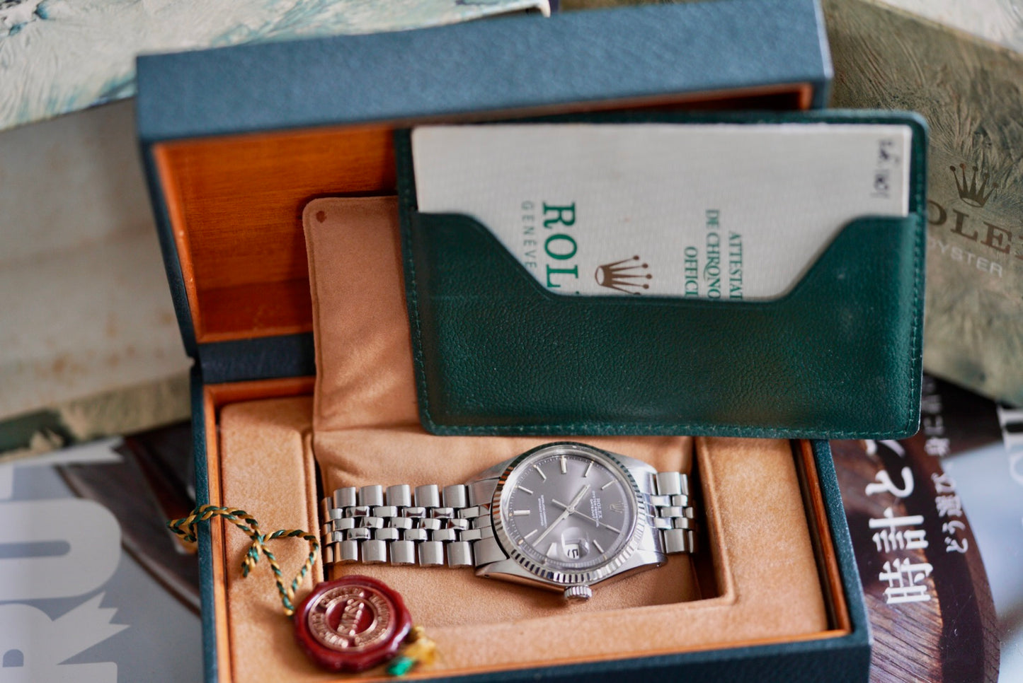 (1601) 1970 Rolex Datejust 36mm Grey Dial
