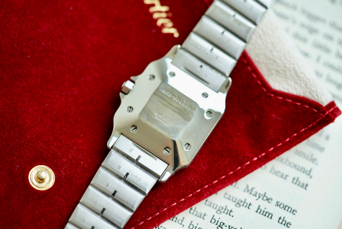 (2960) Cartier Santos Carrée White Dial Large