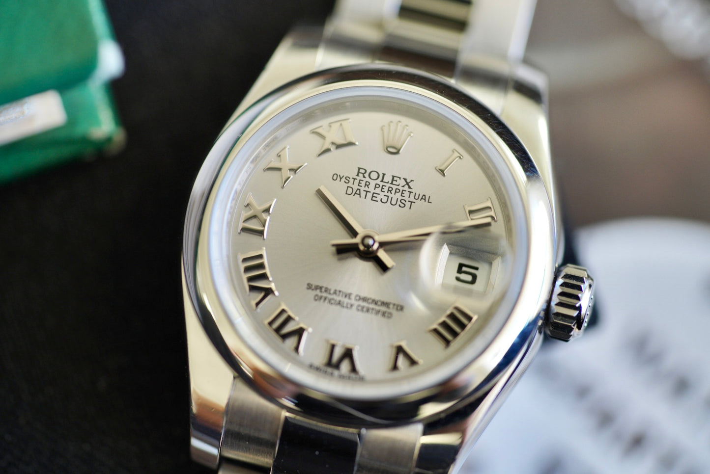 (179160) 2017 Rolex Datejust 26mm Silver Roman Dial