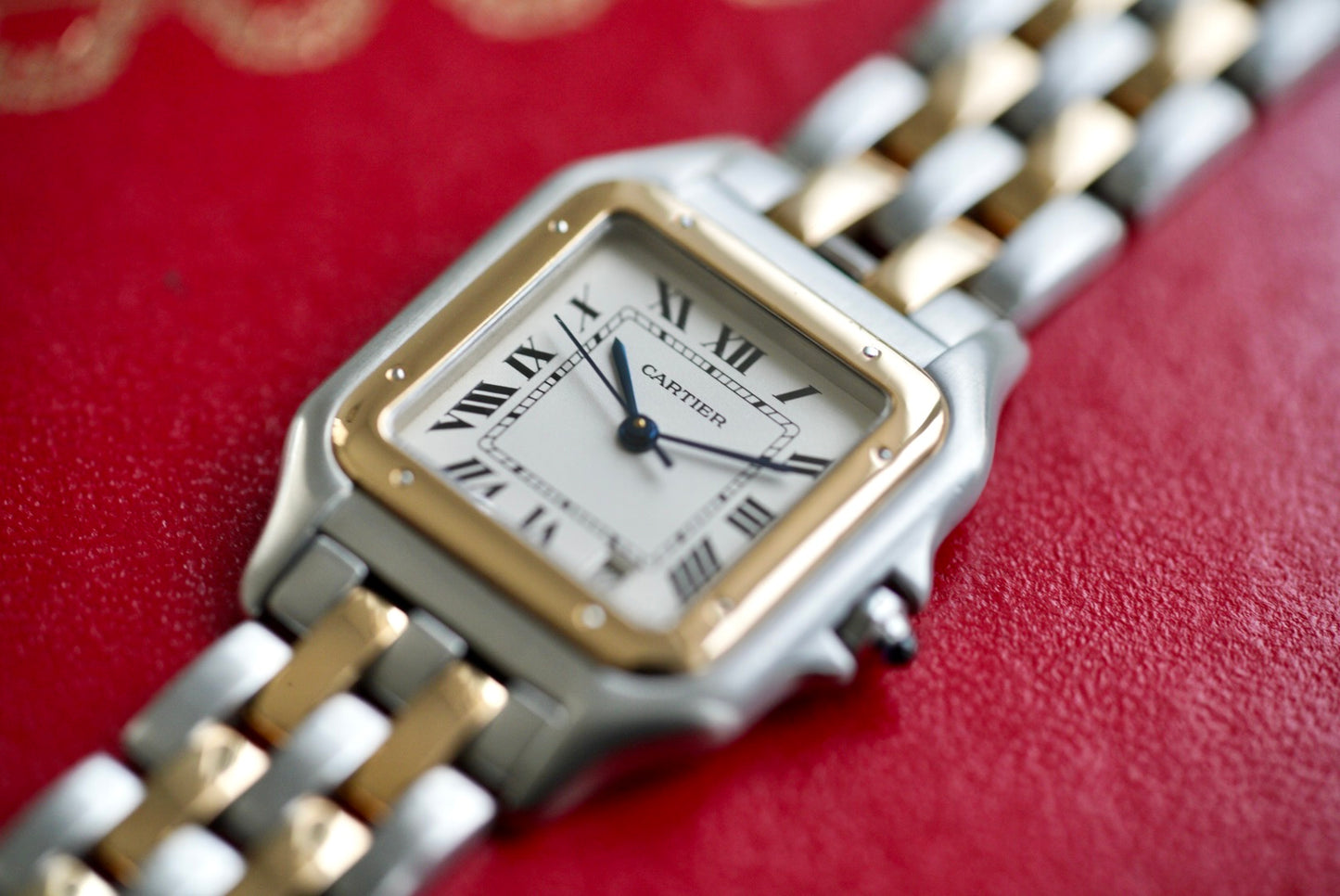 (1100) Cartier Panthère Two-tone Two-row 27mm