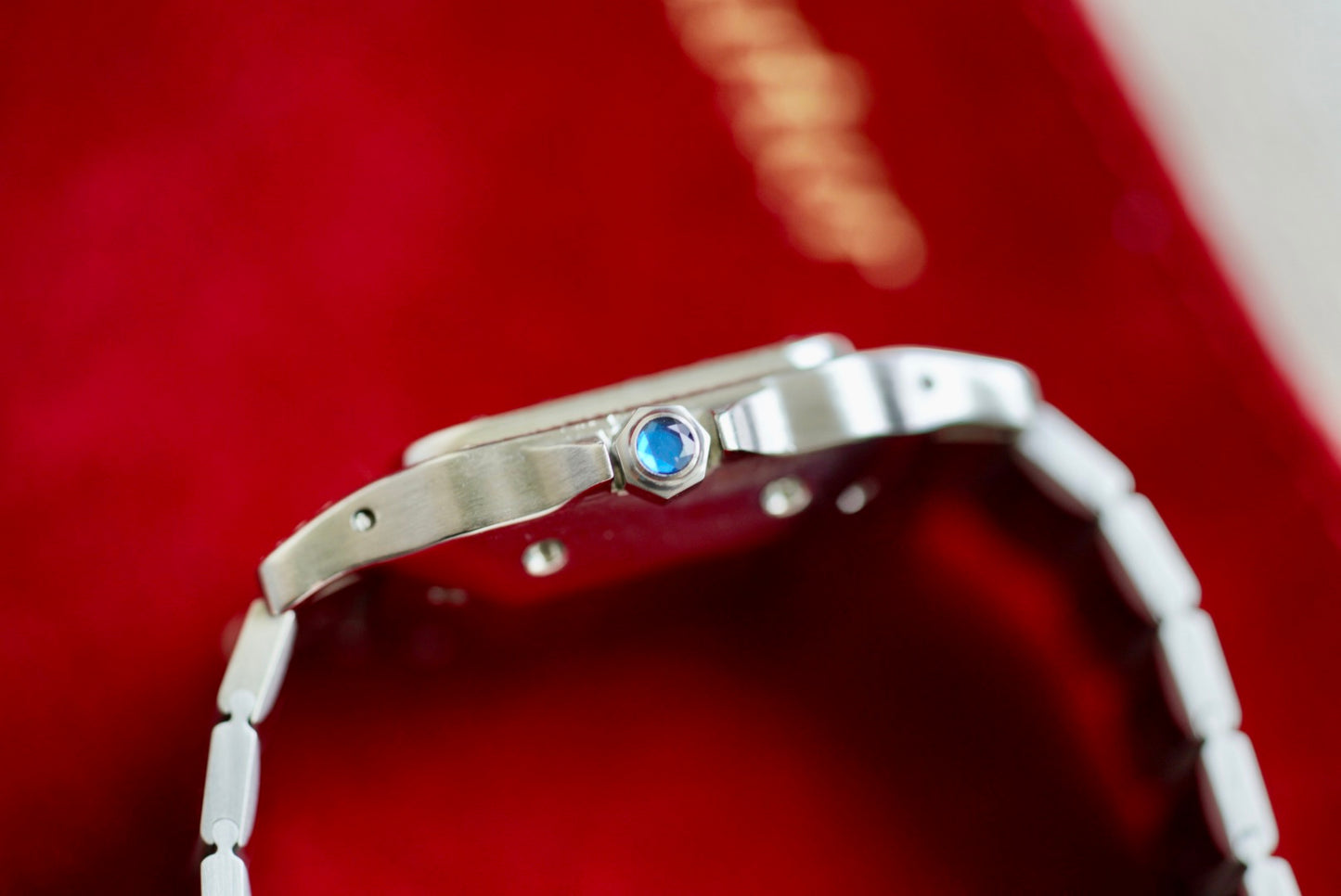 (2960) Cartier Santos Carrée White Dial Large