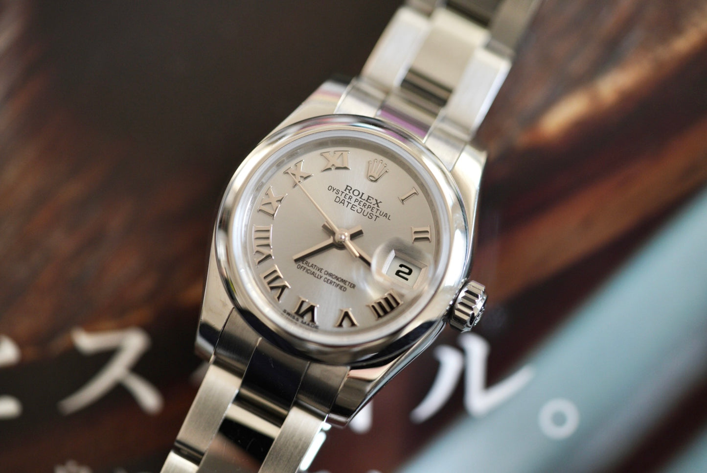 (179160) 2017 Rolex Lady Datejust 26mm Silver Roman Dial