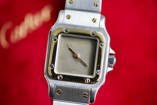 (0902) Cartier Santos Carrée 24mm Ghost Dial