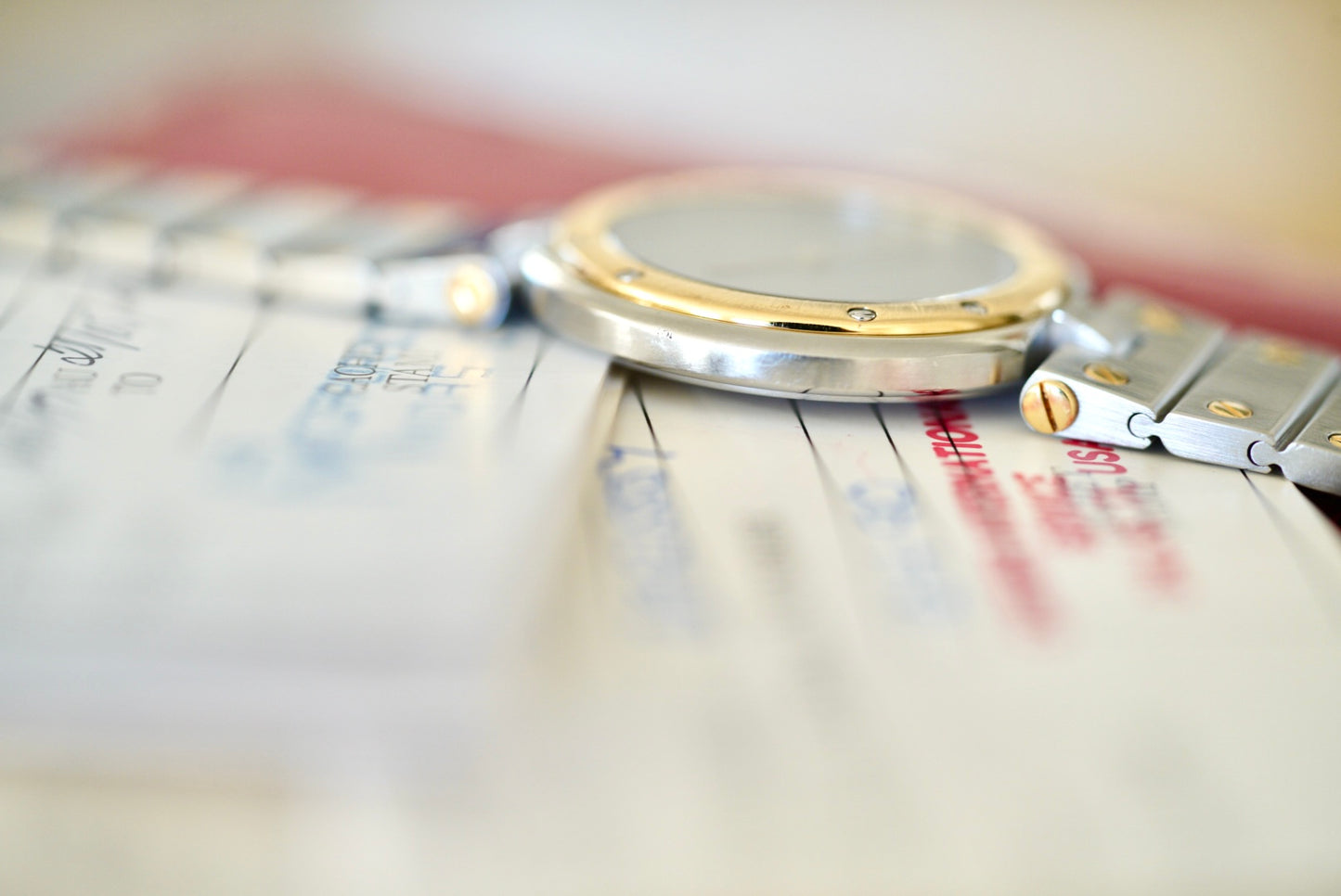 (8192) Cartier Santos Vendome Ghost Dial 32mm Quartz 18K/SS