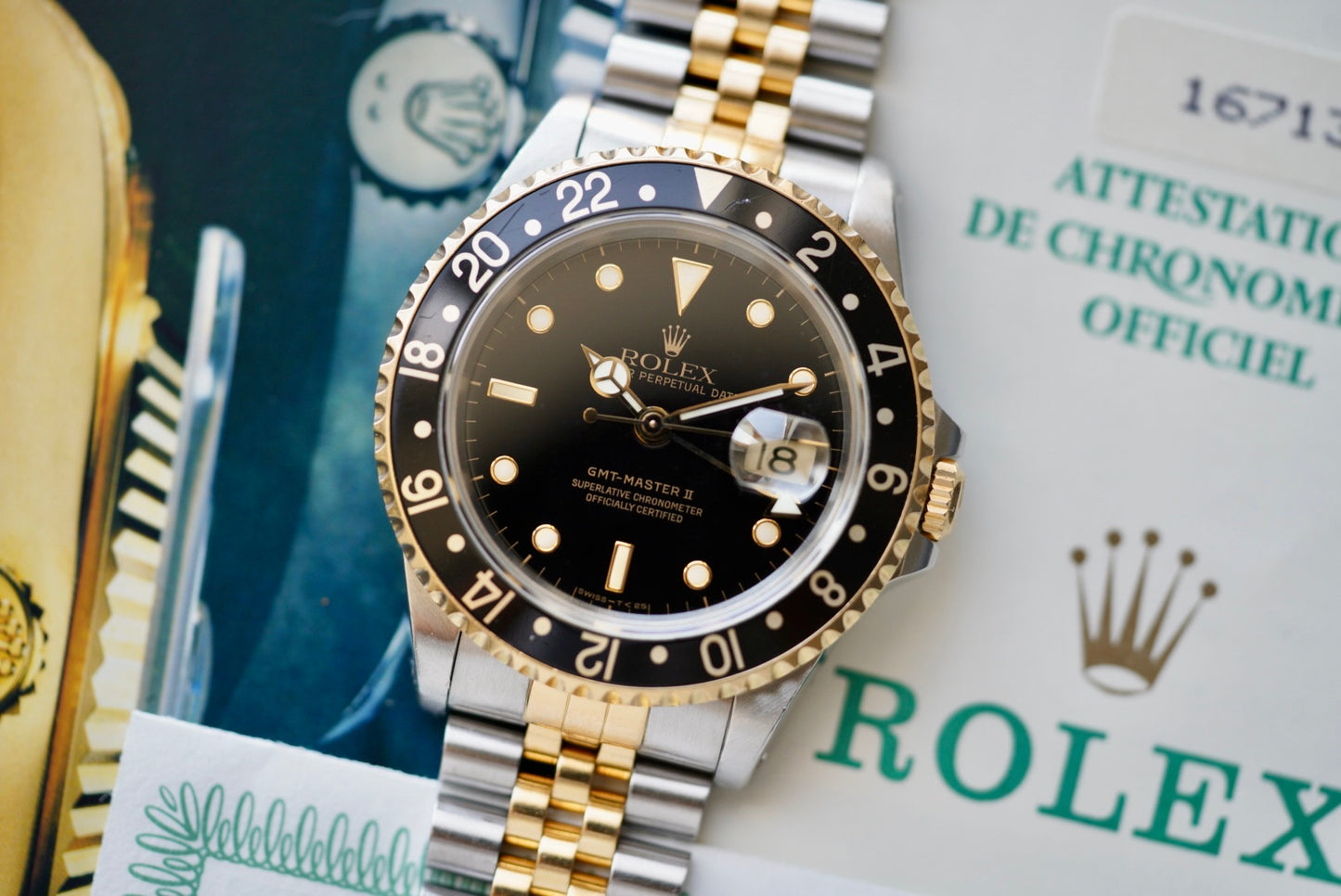 (16713) 1989 Rolex GMT-Master II 40mm