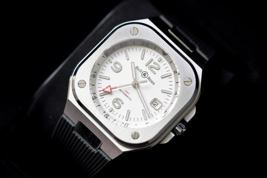 (BR05G-SI-ST/SRB) 2023 Bell & Ross BR-05 GMT 41mm White