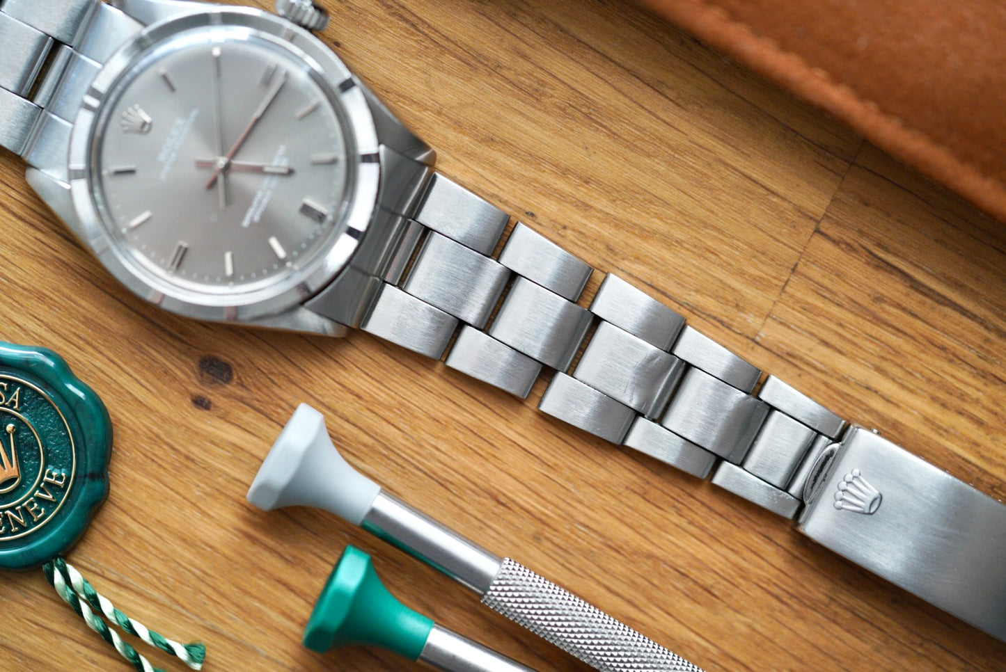 (1007) 1962 Rolex Oyster Perpetual 34mm Grey Dial