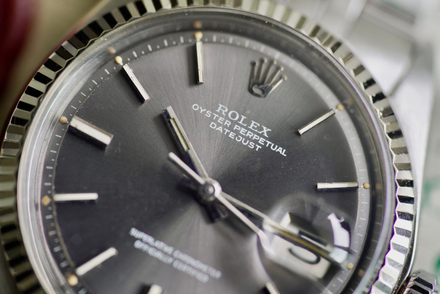 (1601) 1970 Rolex Datejust 36mm Grey Dial