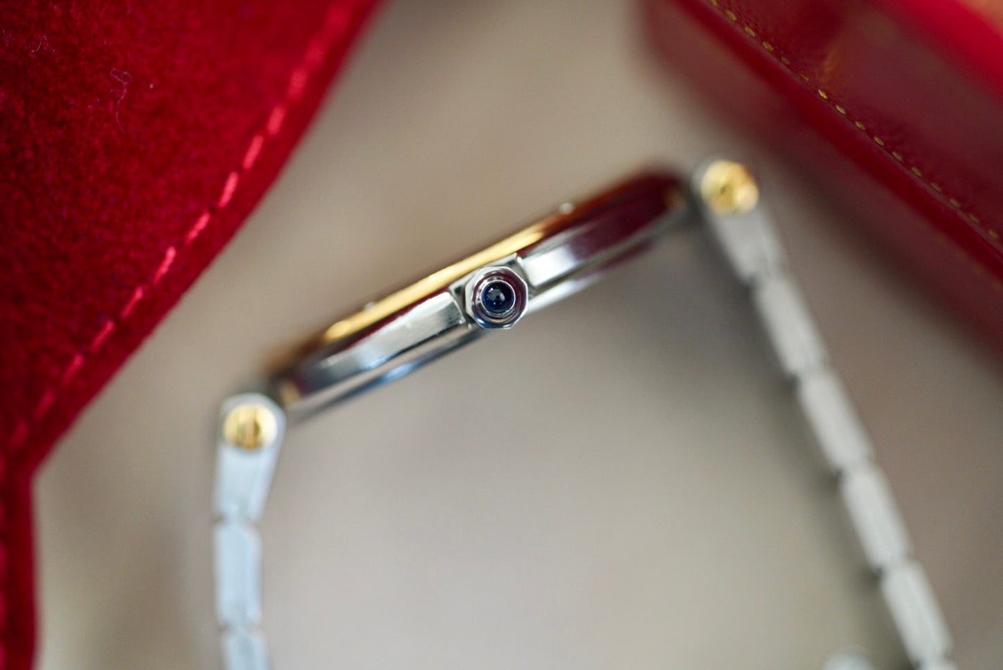 (8192) Cartier Santos Vendome Ghost Dial 32mm Quartz Two-tone