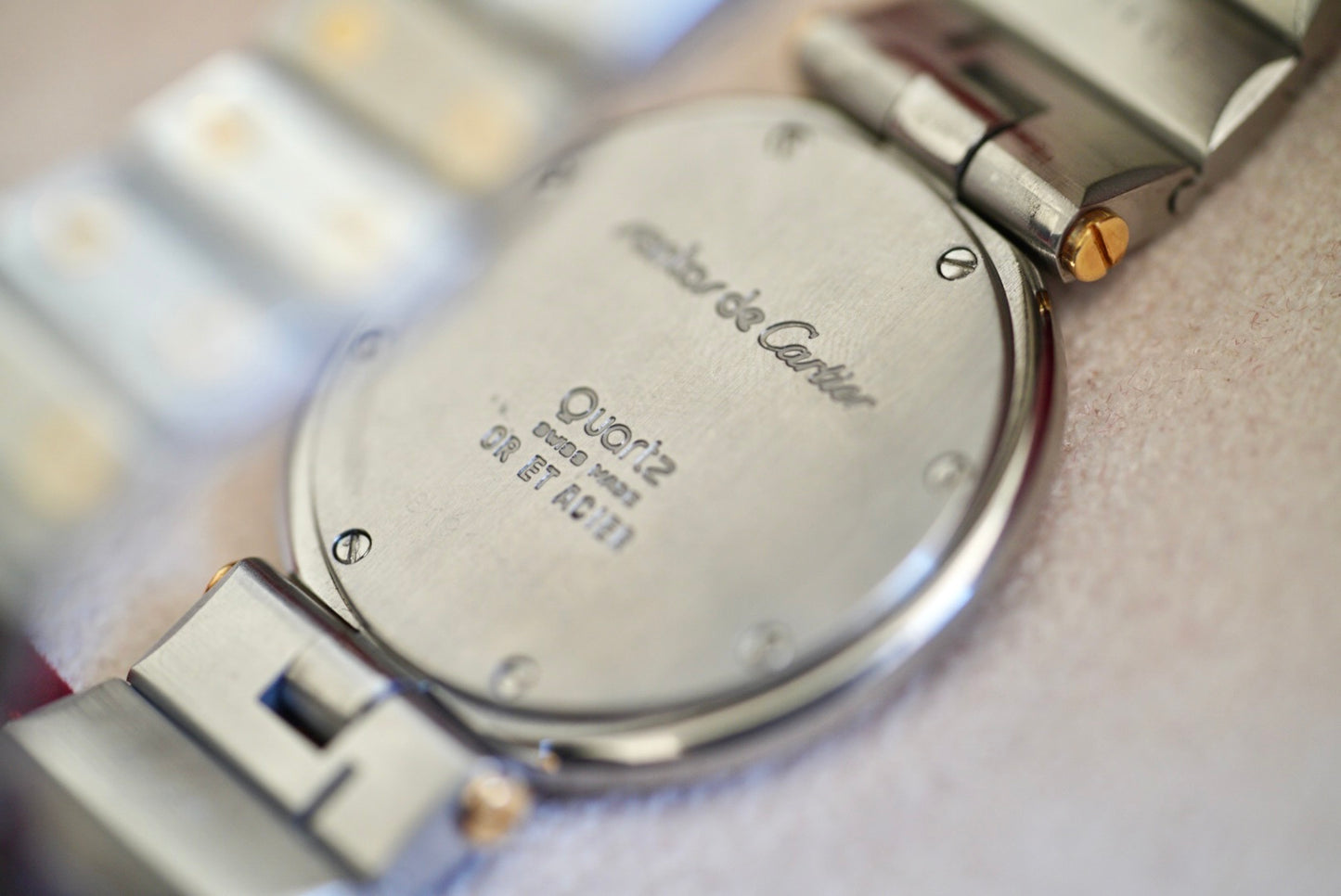 (8192) Cartier Santos Vendome Ghost Dial 32mm Quartz Two-tone