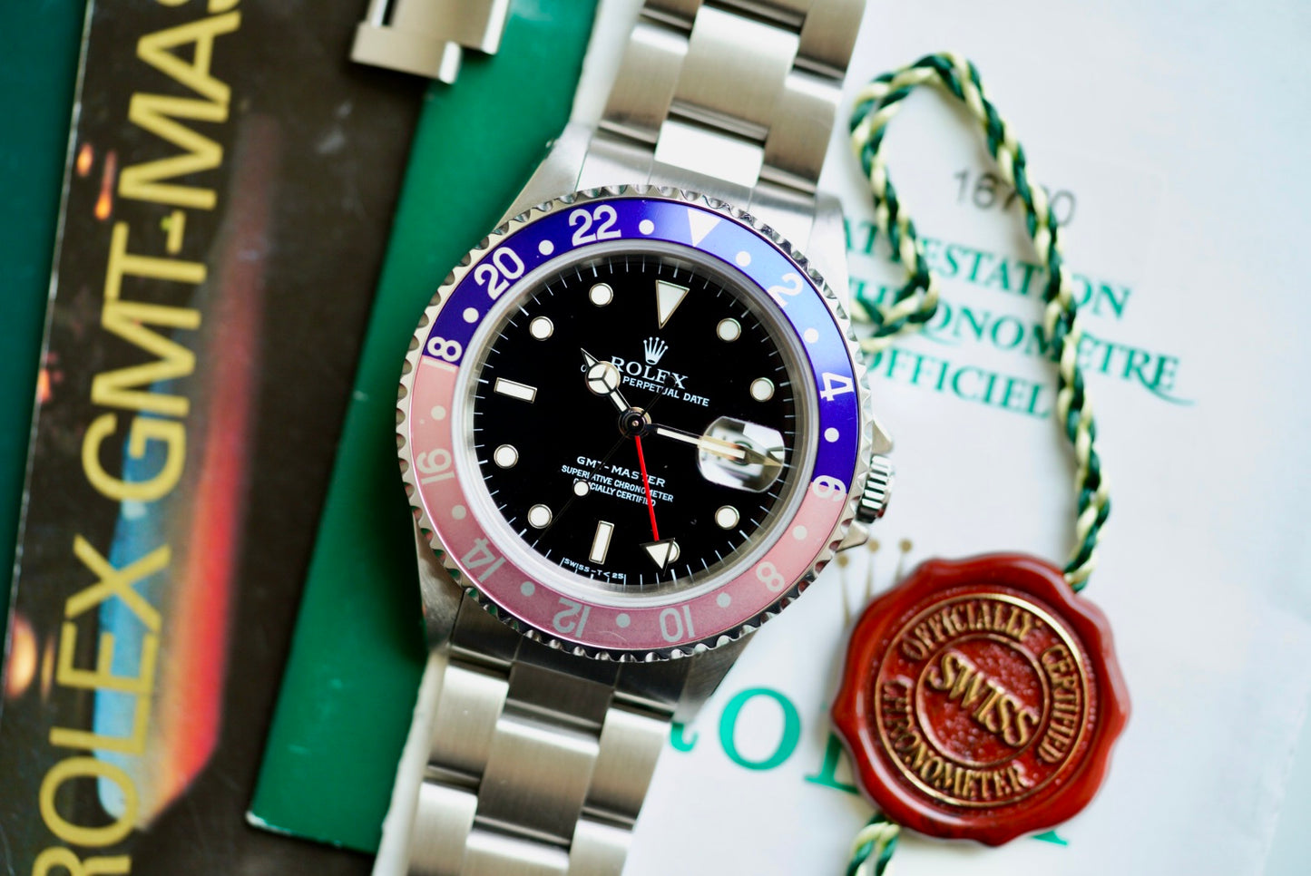 (16700) 1996 Rolex GMT-Master “Pepsi” 40mm