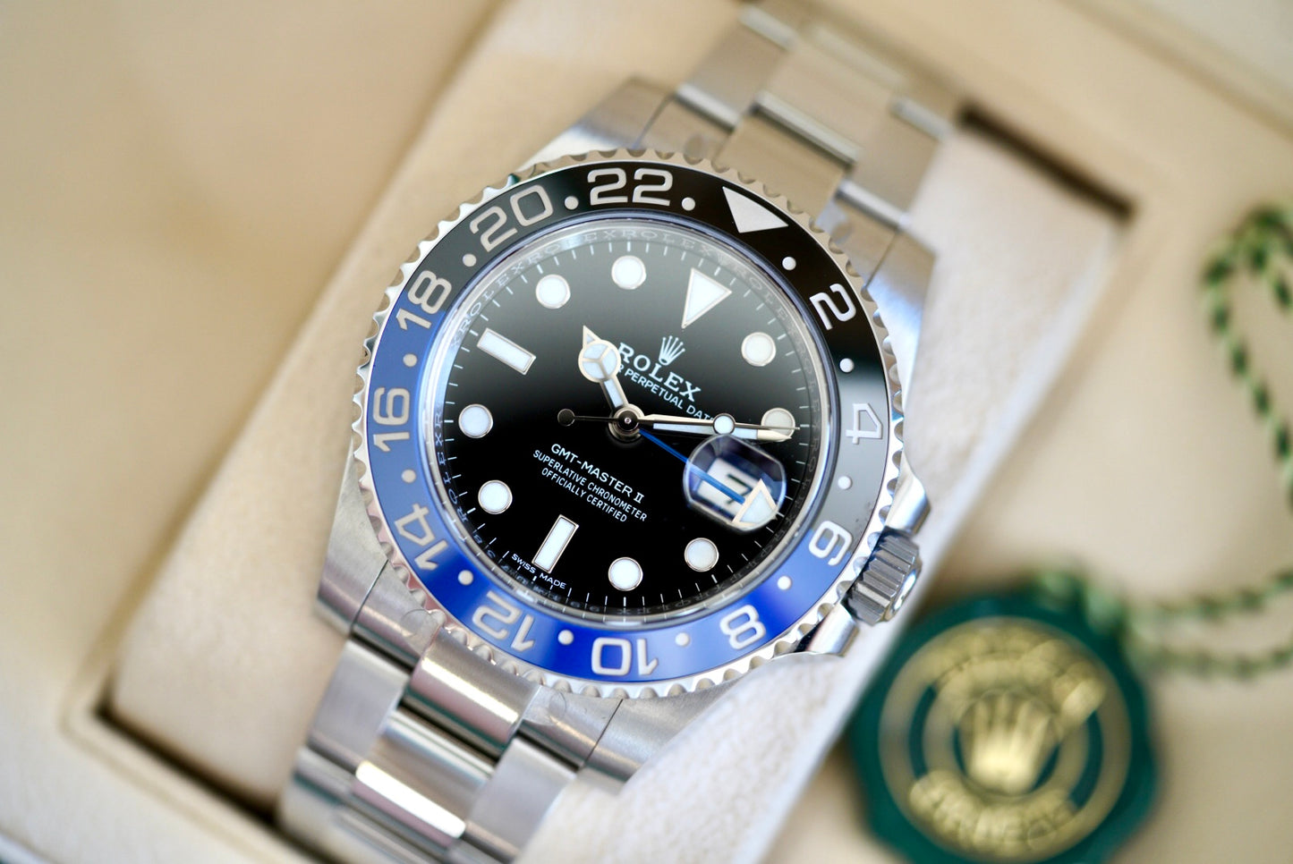 (116710BLNR) NEW 2017 Rolex GMT-Master II ‘Batman’