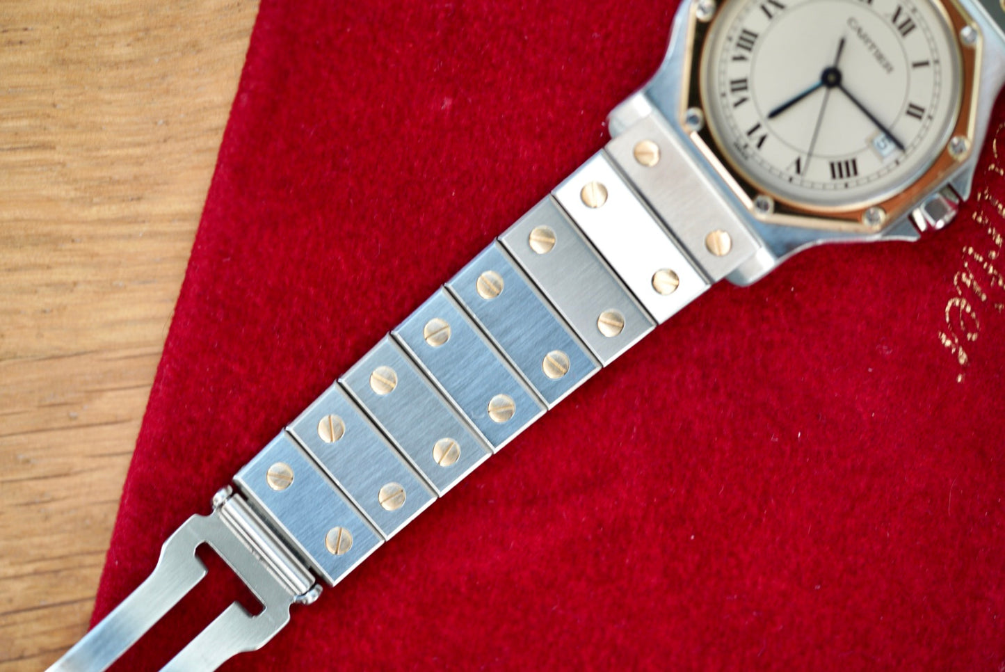 (187902) Cartier Santos Octagon Quartz 30mm