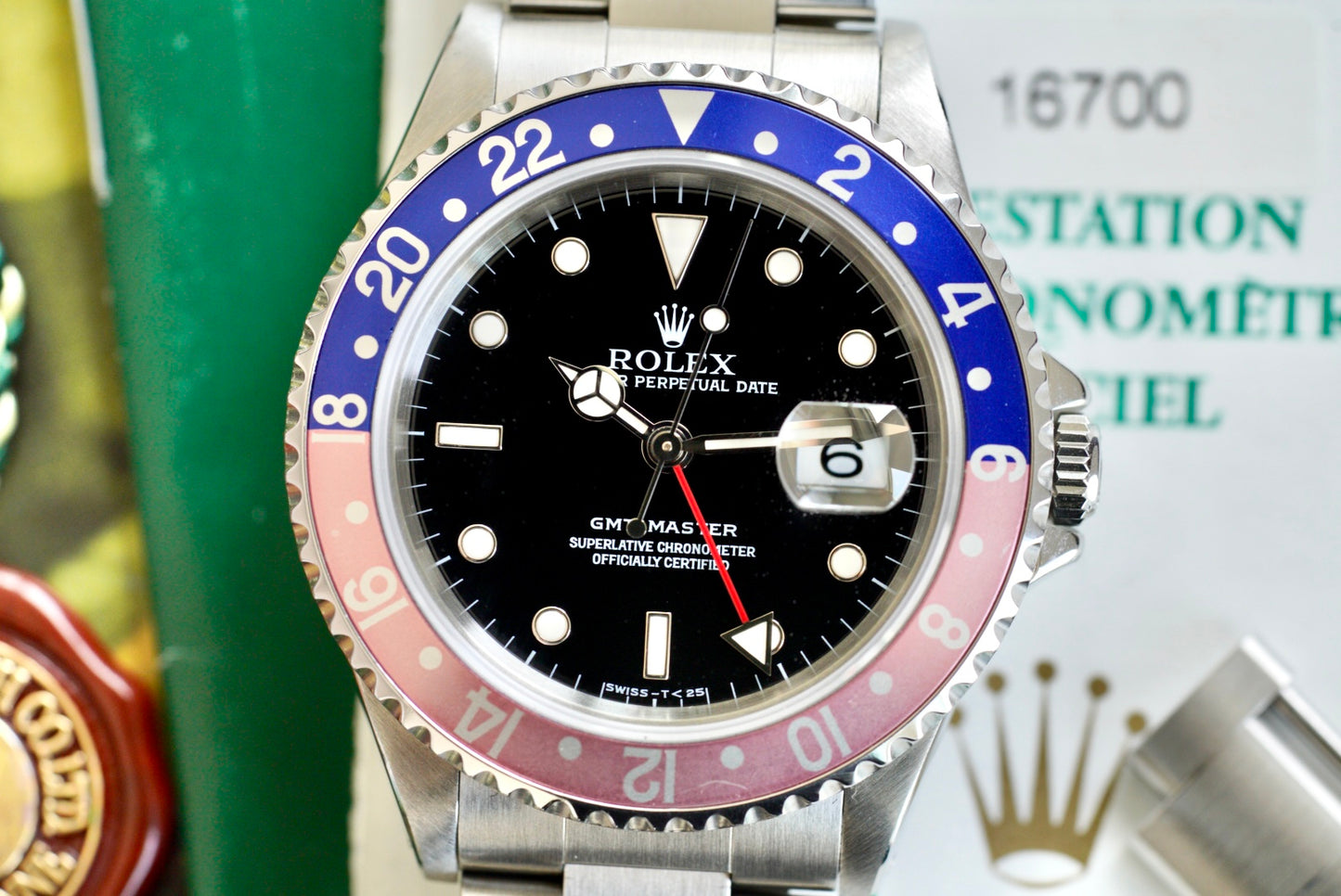 (16700) 1996 Rolex GMT-Master “Pepsi” 40mm