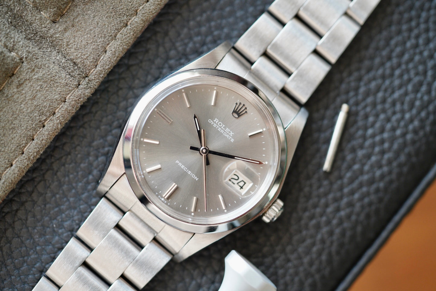 (6694) 1971 Rolex Oysterdate Grey Dial 34mm