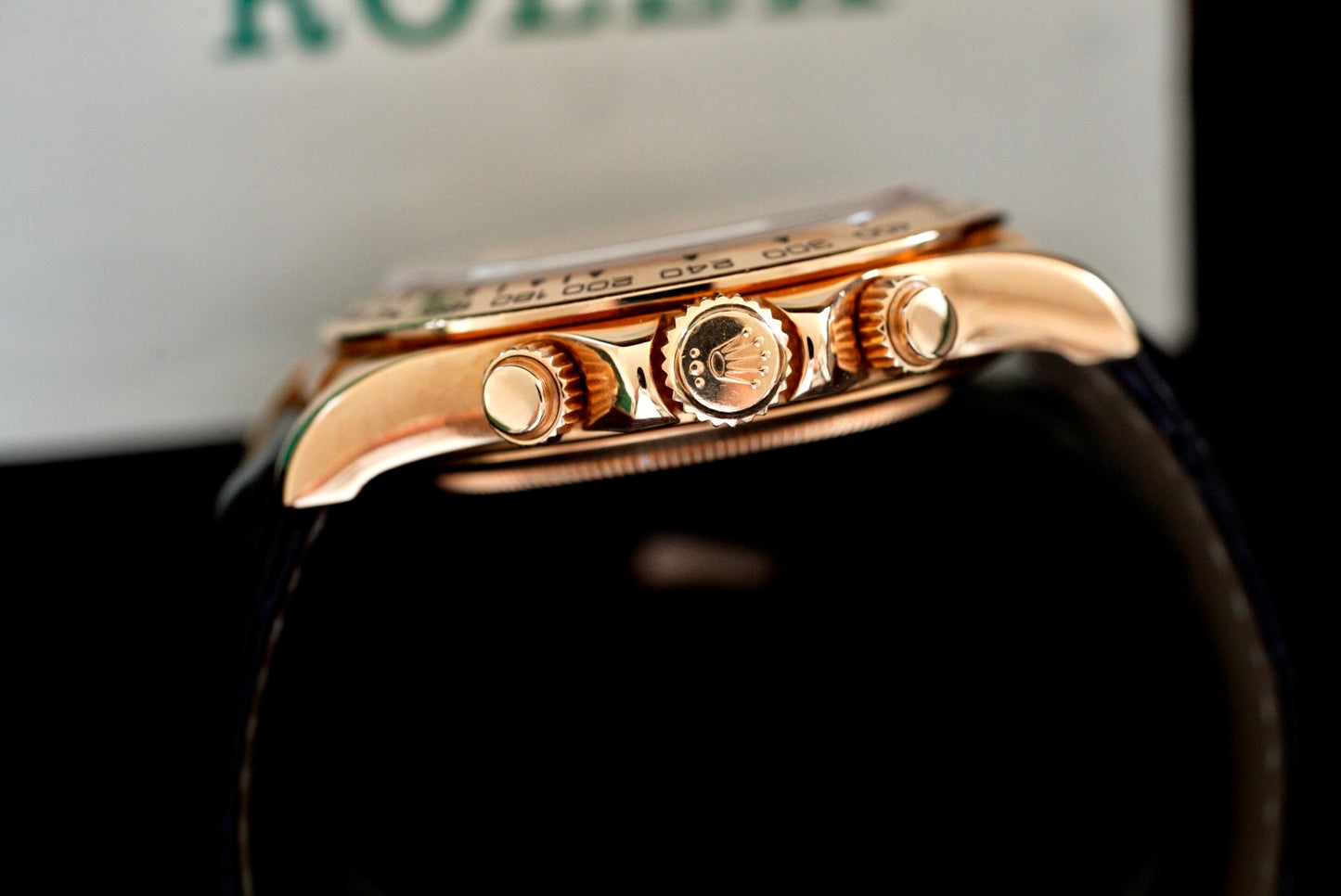 (16518) 1991 Rolex Daytona Zenith 18K Yellow Gold Champagne Dial “Inverted 6” 40mm