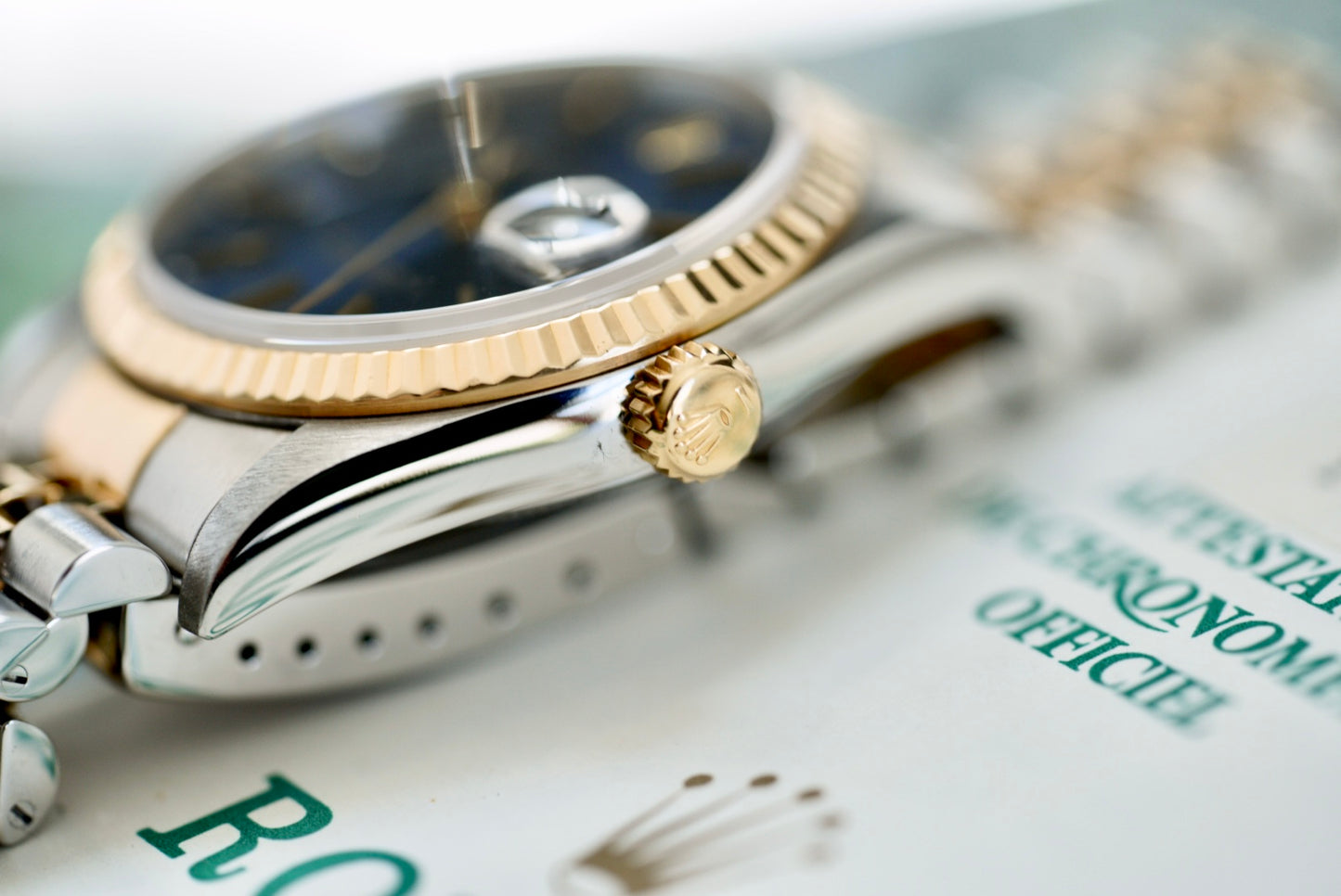 (16233) 1993 Rolex Datejust 36mm Blue Dial