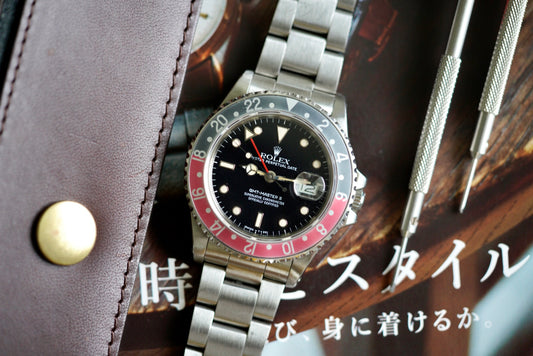 (16760) 1984 Rolex GMT-Master II 'Fat Lady' Coke 40mm