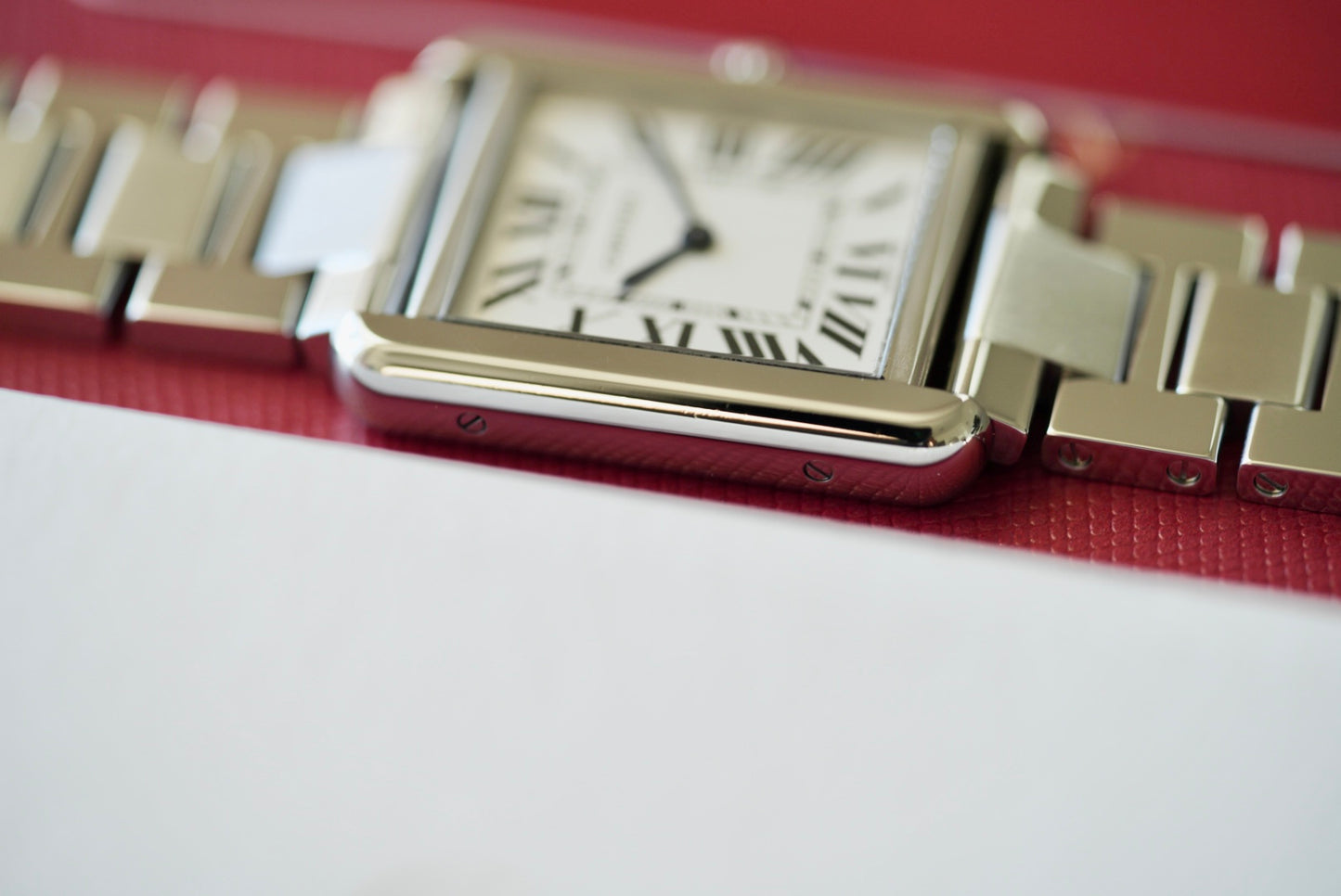 (3170) 2021 Cartier Tank Solo Small Steel Bracelet