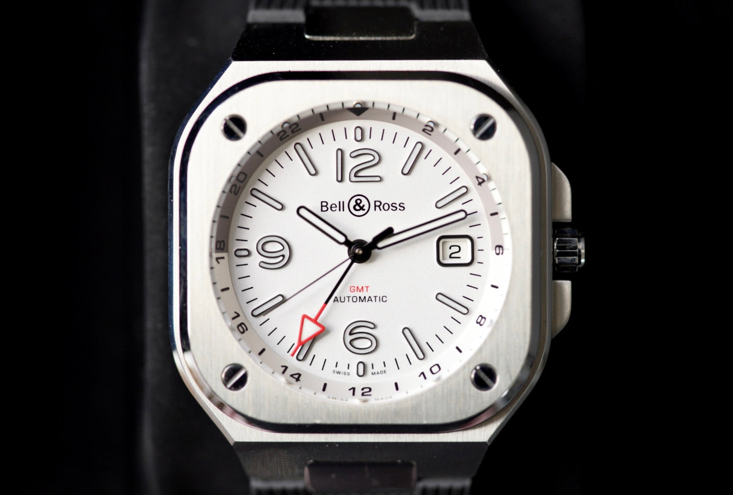 (BR05G-SI-ST/SRB) 2023 Bell & Ross BR-05 GMT 41mm White