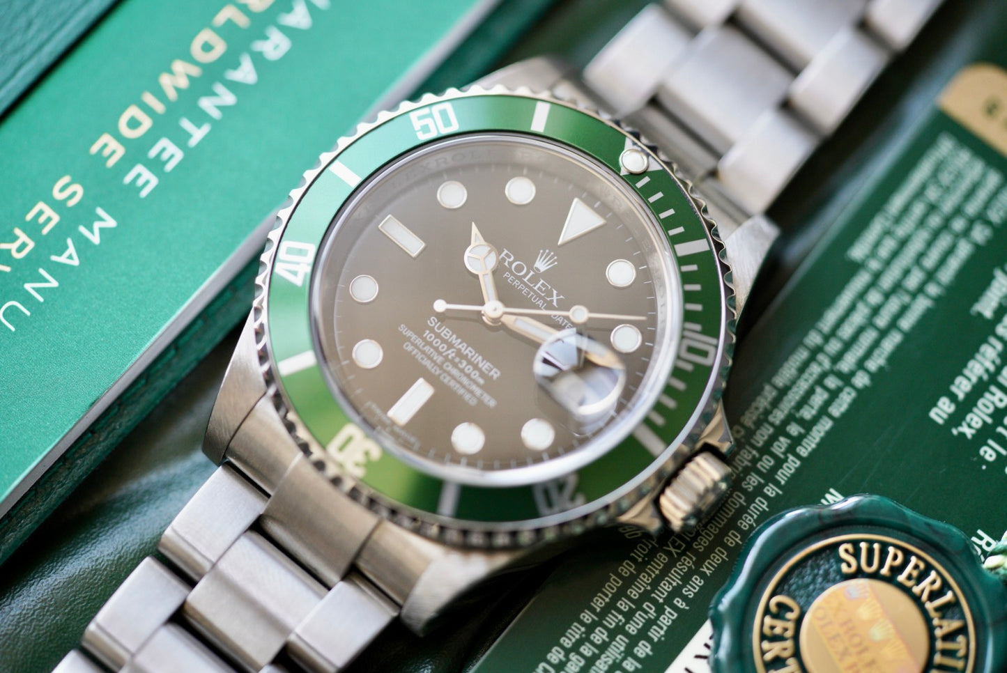 (16610LV) Rolex Submariner ‘Kermit’