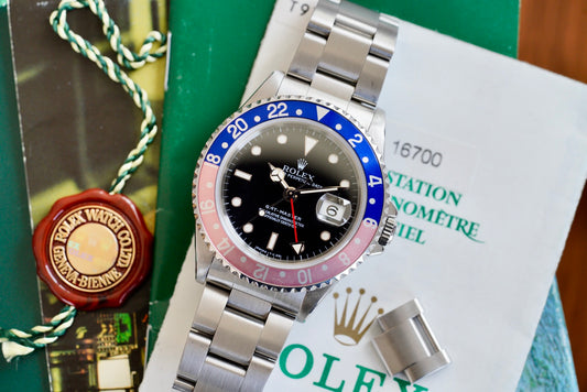 (16700) 1996 Rolex GMT-Master “Pepsi” 40mm