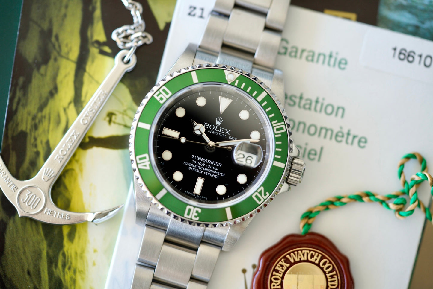 (16610LV) 2007 Rolex Submariner Date “Kermit” 40mm