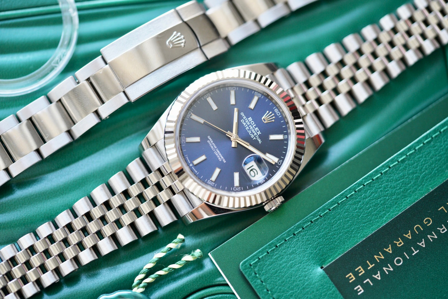 (126334) 2022 Rolex Datejust 41mm Blue Dial