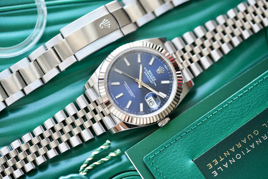 (126334) 2022 Rolex Datejust 41mm Blue Dial