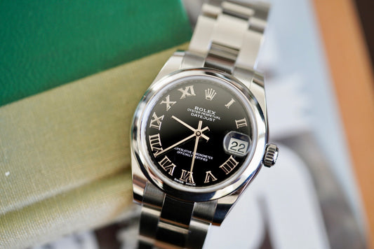 (178240) 2018 Rolex Datejust 31mm Black Roman Dial