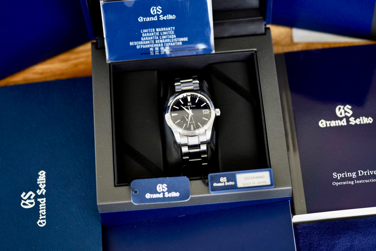 (SBGA469) 2021 Grand Seiko Spring Drive “Katsuiro Indigo” 41mm