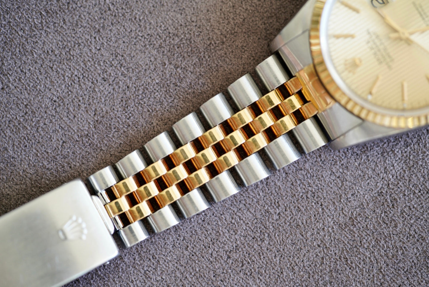 (16233) 1989 Rolex Datejust 36mm “American Psycho” Tapestry Dial