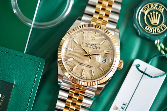 (126223) 2021 Rolex Datejust 36mm ‘Palm’ Dial