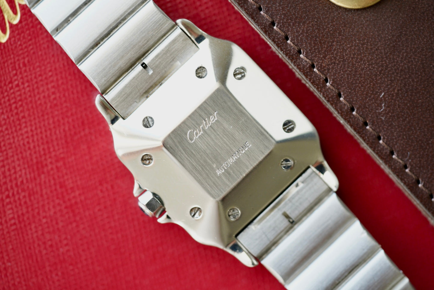 (2960) Cartier Santos Carrée White Spider Dial