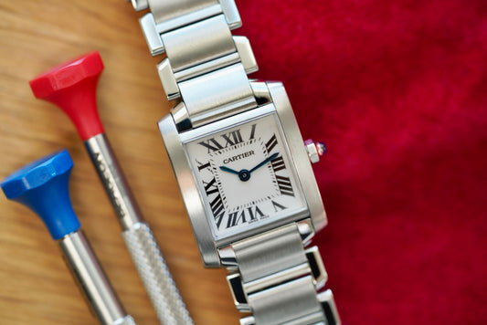 (2384) Cartier Tank Francaise Small Quartz 20x25mm