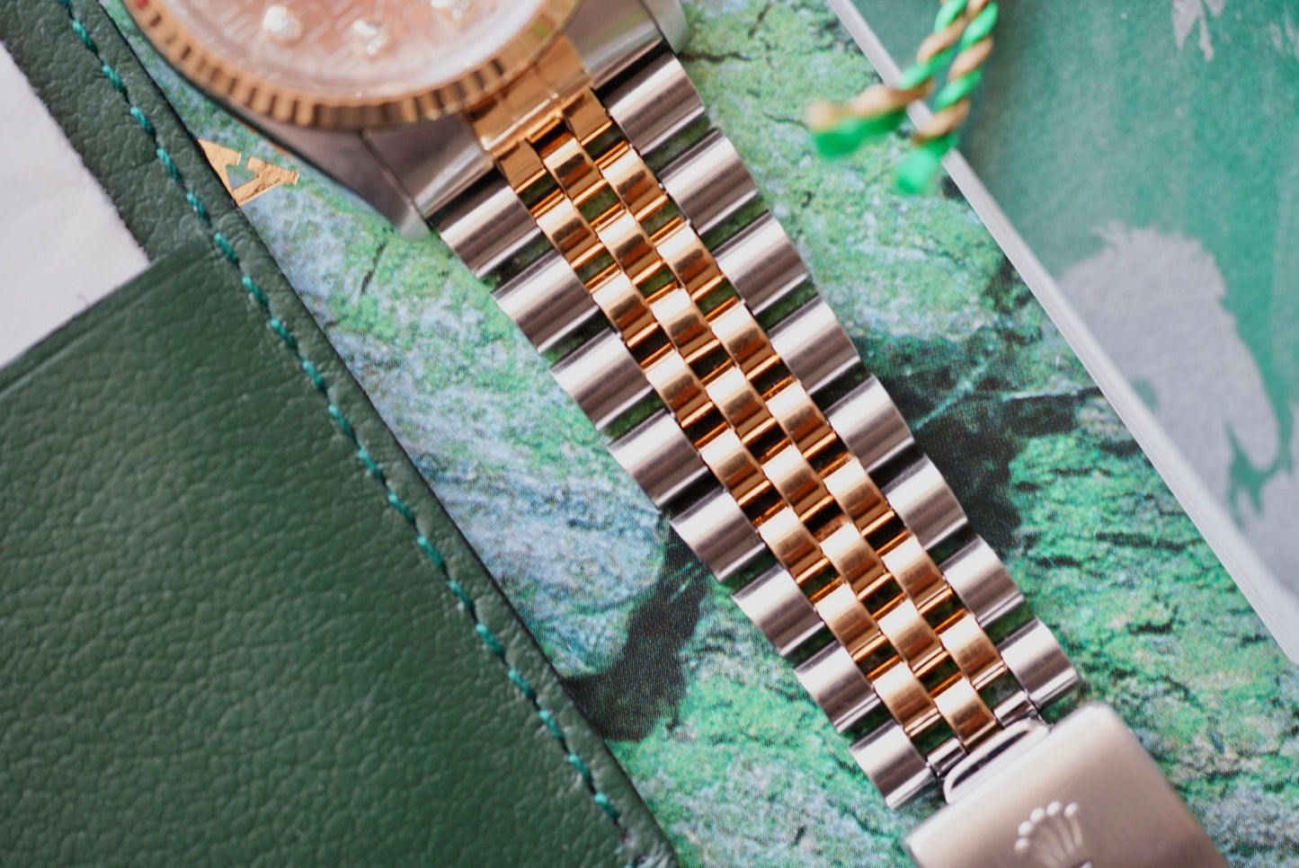 (16233) 1993 Rolex Datejust 36mm Tropical Silver Anniversary Diamond Dial